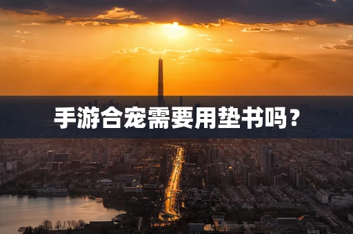 手游合宠需要用垫书吗？
