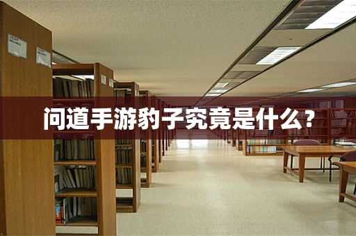 问道手游豹子究竟是什么？