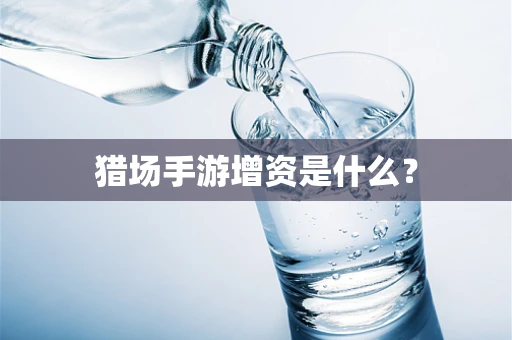 猎场手游增资是什么？
