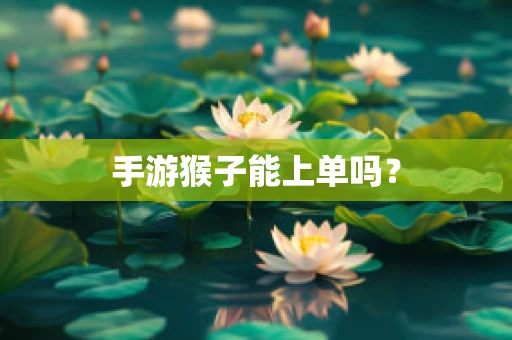 手游猴子能上单吗？