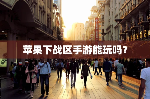 苹果下战区手游能玩吗？