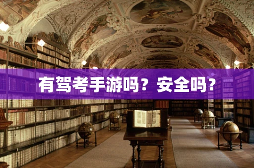 有驾考手游吗？安全吗？