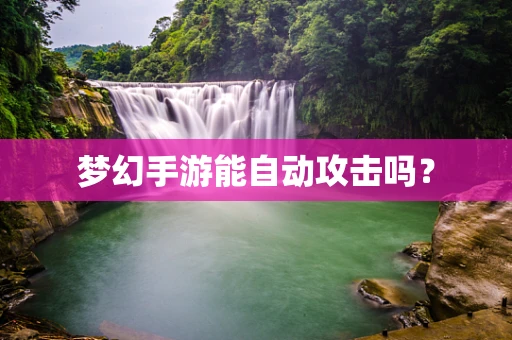 梦幻手游能自动攻击吗？