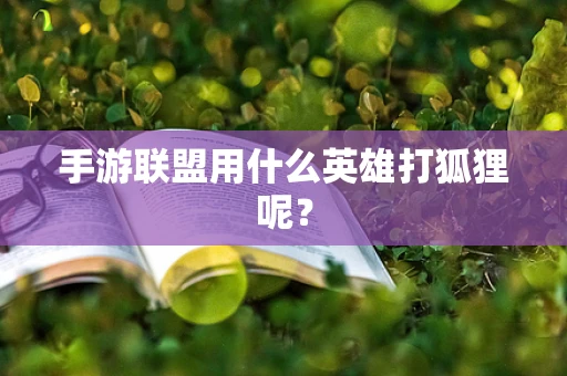 手游联盟用什么英雄打狐狸呢？