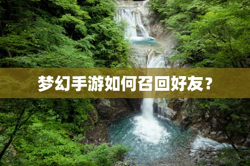 梦幻手游如何召回好友？