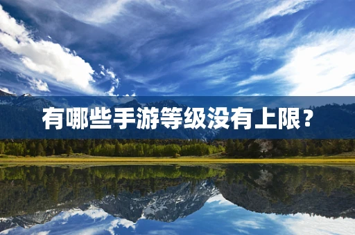 有哪些手游等级没有上限？