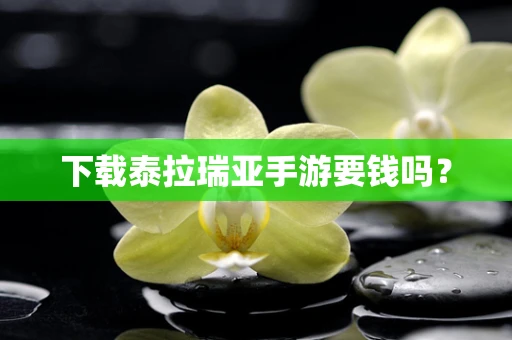 下载泰拉瑞亚手游要钱吗？