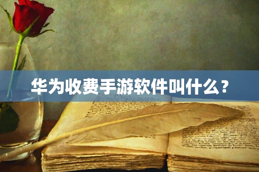 华为收费手游软件叫什么？