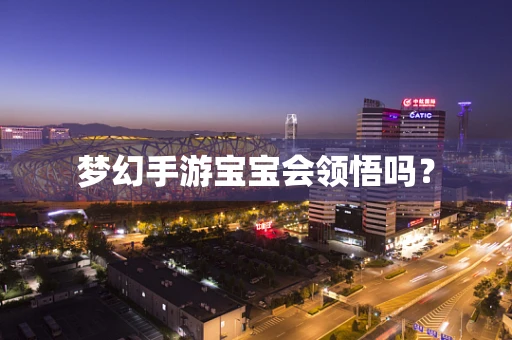 梦幻手游宝宝会领悟吗？