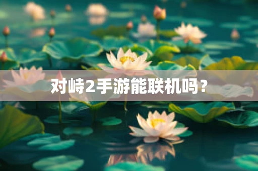 对峙2手游能联机吗？