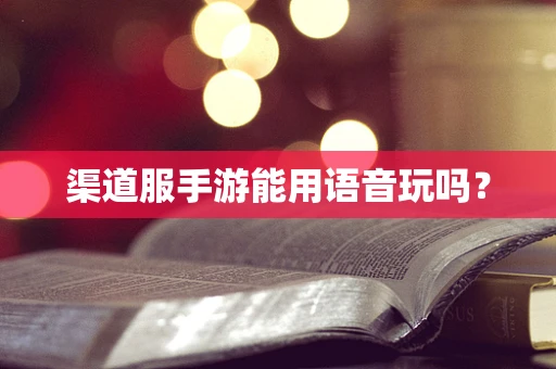 渠道服手游能用语音玩吗？