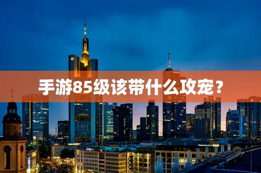手游85级该带什么攻宠？